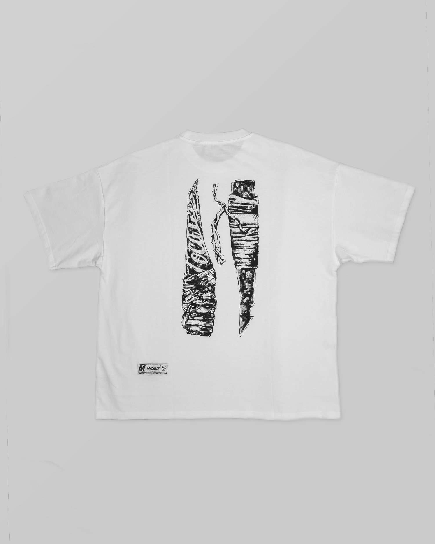 Oversized T-Shirt Weiß - Madnizz x Andrej Zwetzig